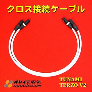 ［送料無料］ オヤイデ TUNAMI TERZO V2 XLRケーブル 約70cm （クロス接続）