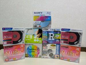 日本製☆未開封品★SONY TDK maxell 三菱化学 太陽誘電 OEM CD-R 650MB 700MB 74分 80分 計102枚 データ/音楽/録音/オーディオ 大量 まとめ