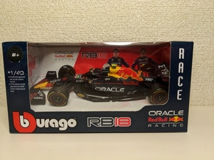 BBURAGO 1/43スケール オラクル レッドブル レーシング RB18 M.フェルスタッペン 2022 BR-18-38061MV