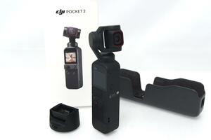 美品｜DJI DJI POCKET 2 CA01-M1588-2F3 小型ジンバルカメラ 手ブレ補正 動画 AI編集 ポケットサイズ