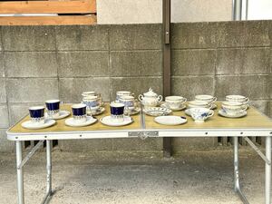 【うぶだし品】GIVENCHYなど 金彩 カップ&ソーサー まとめて ティーカップ/食器 /WEDGWOOD/NARUMI/ボーンチャイナ/コーヒーカップ :O6-10