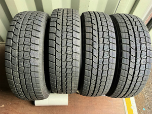 ダンロップ ウィンターマックス 02　185/65R15 22年製 4本セット　超バリ山！！9-9.5分山