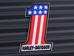 ◆送料\110◆【HARLEY-DAVIDSON・ハーレー】※《アイロン刺繍ワッペン》　アメリカン雑貨　刺繍ワッペン　アイロンワッペン