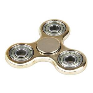 送料164円～ゴールドメタリックカラーハンドスピナー Fidget Hand Spinner