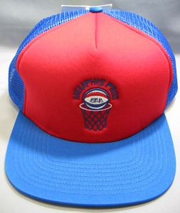 ★NBA★ABA★PROS★メッシュCAP★フリーサイズ TWINS★Snap Back★赤/青★