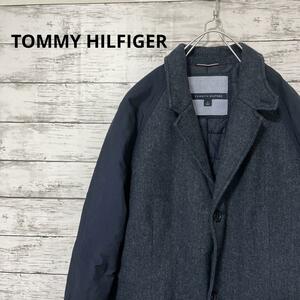 TOMMY HILFIGER 切替中綿チェスターコート