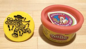 McDONALD’S マクドナルド Play-Doh プレイドー ハンバーグラー スタンプ ヴィンテージ デッドストック 劣化あり