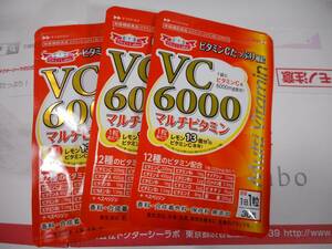 シーラボ　VC6000マルチビタミン（30粒入）　3袋