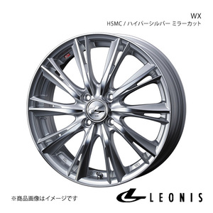 LEONIS/WX ヴィッツ 130系 14インチ車 アルミホイール1本【15×5.5J 4-100 INSET43 HSMC】0033863