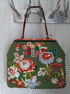 JAMIN PUECH ジャマンピュエッシュ　スパンコール刺繍　バッグ　アッシュペーフランス　H.P.FRANCE