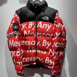 Supreme 15aw The North Face By Any Means Necessary Nuptse Jacket Sサイズ