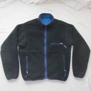 ☆ パタゴニア グリセード（M) 1993年 パイルジャケット/ Patagonia 90s vintage mars リバーシブル パフボール サンダー 渦巻 コンドル