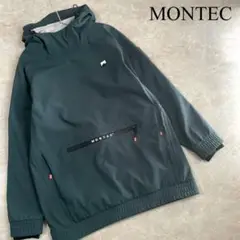 MONTEC モンテック 耐久防水 止水ジップ フード ソフトシェル アノラック