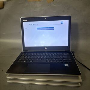 JXJK5045 HP ProBook 430 G5/Core i7-8550U 1.80GHz/メモリ8G/カメラ/BIOS確認/3台セット/画面シミ