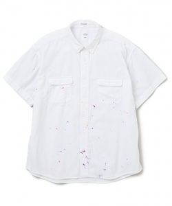 【タグ付き新品】BEDWIN ベドウィン CHAMBRAY PRISONER SHIRT FD WILK WHITE SIZE 2