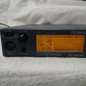 Roland MIDI SC-55mk2 SOUND Canvas サウンドモジュール ACアダプタ付き