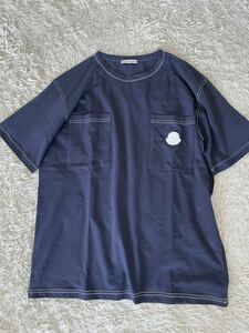 MONCLER 半袖 Tシャツ トップス カットソー モンクレール　ネイビー　紺　子供用　１４A