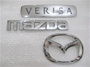 ★希少 マツダ ベリーサ VERISA mazda マツダマーク DC5W カモメマーク エンブレム 3点 旧車 中古