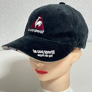 (^w^)b le coq sportif esprit de golf ルコック スポルティフ ベロア 素材 キャップ CAP 帽子 ヘッド ウェア ゴルフ FREE C1255FE