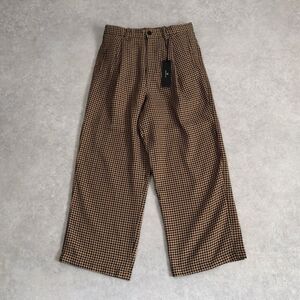 新品●MONO-MART●ガンクラブチェック ワイド パンツ●モノマート