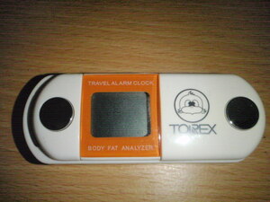 T031 TOREX製TRAVEL ARAM CLOCK BODY FAT ANALYZER