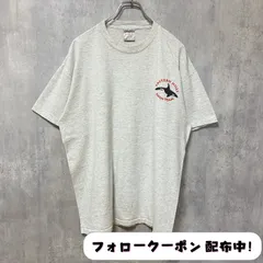 古着 used　ONEITA　シャチ　鯱　半袖アニマルプリントTシャツ　ワンポイント　バックプリント　白　ホワイト　オーバーサイズ