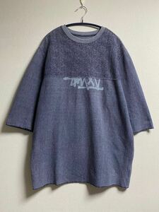 stussy ステューシー 7部袖リバーシブルスウェット トレーナー