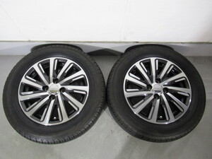 激安即決 中古タイヤホイール 2本セット YOKOHAMA A580 185/65R15 88H+NISSAN NOTE AUTECH AXIS 15×5.5J 100-4H+40 ノート 10000100