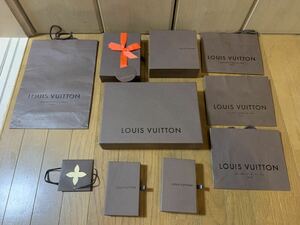 【まとめ売り】ルイヴィトン LOUIS VUITTON 保存箱 空箱 保存袋 茶色系　合計9点セット