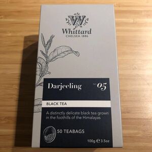 【新品】Whittard Darjeeling 50ティーバッグ 100g