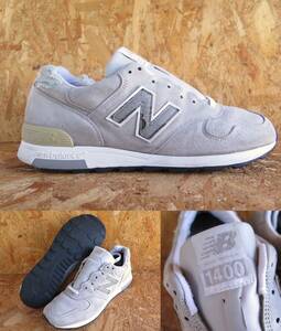 28.5cm USA製 M1400JGY ニューバランス J.CREW別注モデル New Balance US10.5 レザー アメリカ製 M992 MR993 M1300 GARY オールスエード