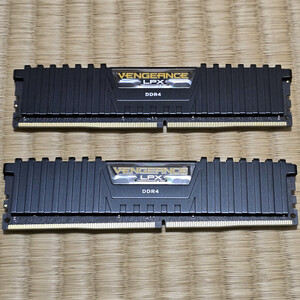 Corsair Vengeance LPX Series CMK32GX4M2B3000C15 PC4-24000(DDR4-3000) 16GB x 2枚 = 32GB