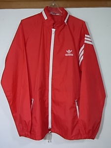 デサント　adidas アディダス ウインドブレーカー　 ナイロンジャケット 　Lサイズ　中古　良品