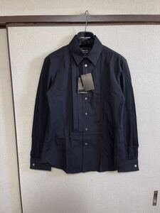 【新品未使用】 06AW 07 新品 NUMBER NINE ナンバーナイン SHIRTS シャツ BLACK ブラック 黒色 即決早い者勝ち