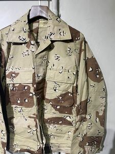 【即決】US ARMY BDU チョコチップカモ シャツジャケット 米軍 ミリタリー 古着 デッドストック dead stock