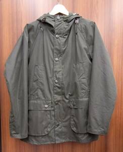 BARBOUR／バブワー／BEDALE HOODED WAX JACKET／MWX1369SG51／ブラック／36(Sサイズ)／19AW／モルドバ製