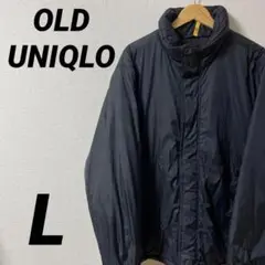 OLD UNIQLO ユニクロ ダウンジャケット 中綿 シンプル 無地 古着