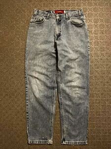 90s リーバイス USA製 silver Tab シルバータブ LOOSE ルーズ 色落ち◎ ゴールデンサイズ levis 501 66 bigE xx 先染め ブラック フェード