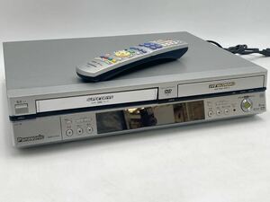 【2003年製】 Panasonic パナソニック VHS/DVDレコーダー DMR-E70V ビデオデッキ リモコン付き 【通電確認済み】