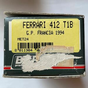 BBR 1/43メタルキット フェラーリ412T 1B F1 送料無料