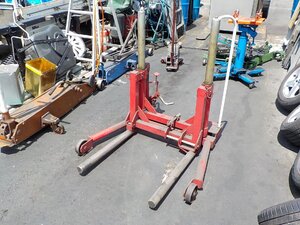 ♪バンザイ　WHEEL　DOLLY　WDM-5000　タイヤ交換　ハンドフォークリフト　耐荷重500㎏　引取り限定★