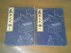 秋山清『義太夫大鑑』上下揃　巖松堂書店・加島屋 竹中清助　昭和7年4版