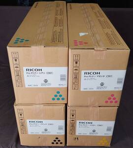 【WS3600】RICOH Pro Pトナー C901 60-0160 60-0161 60-0162 60-0163 ブラック、イエロー、マゼンタ、シアン 4色セット