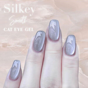 Silkey smooth cat eye gel Silver ◇マグネットジェルネイル ◇