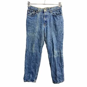 POLO JEANS COMPANY デニムパンツ W31 ラルフローレン レディース ブルー コットン メキシコ製 古着卸 アメリカ仕入 2402-384