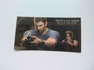 バイオハザード：デスアイランド ステッカーコレクション　クリス クレア 　Resident Evil　映画　Biohazard: Death Island