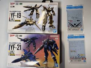 バンダイ HG YF-19 ＋ YF-21 水転写デカール セット 未組立