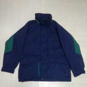 コロンビア Columbia ダウンジャケット 紺緑 オーバーサイズ 90sビンテージ K20G166