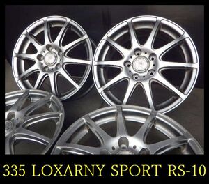 【335】T0101104 ▲LOXARNY SPORT RS-10▲16x6.5J 5穴 PCD114.3 +53 4本 ノア ステップワゴン ヴェゼル など