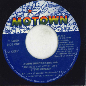 加7 Stevie Wonder Songs In The Key Of Life T340EP Tamla /00080